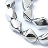 Full Plated Electroplate Glass Beads Strands EGLA-E060-01A-FP01-3