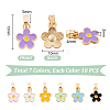 10 Sets Alloy Enamel Charms FIND-PH0020-73-2