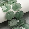 Natural Green Aventurine Beads Strands G-P434-25-1
