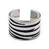 Alloy PU Open Cuff Bangles Bangles BJEW-U014-01P-02-2