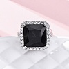 Brass Micro Pave Clear Cubic Zirconia Cuff Rings for Women RJEW-A062-04P-4