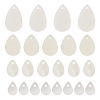30Pcs 4 Styles Natural White Shell Pendants FIND-TA0004-96-1