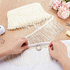 Polyester Tassel Lace Edge Trim Ribbon OCOR-WH0101-118C-3