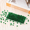 3 Strands Baking Paint Transparent Glass Round Bead Strands DGLA-PA0001-02B-4