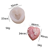 DIY Heart Shape Food Grade Candle Silicone Molds PW-WGD631A-03-1