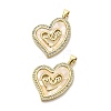 Brass Pendants KK-M324-09G-1