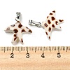 Natural Spiral Shell Pendants PALLOY-Q462-02P-3