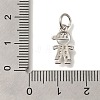 Brass Micro Pave Cubic Zirconia Pendants KK-Q001-16P-3