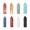 8Pcs 8 Style Natural Pointed Beads G-FW0001-26-1
