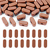 Opaque Acrylic European Beads OACR-TAC0019-006I-1