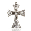 Alloy Rhinestone Big Pendants RB-J026-03AS-2