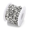 304 Stainless Steel Heart Link Chains CHS-N009-01A-P-2