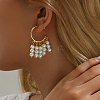 Elegant Zinc Alloy Round Stud Earrings TP9784-4