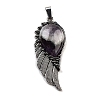 Natural Amethyst Big Pendants G-G112-02AS-14-1