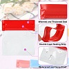 35Pcs 7 Colors Transparent EVA Packaging Resealable Bags ABAG-TA0002-29B-9