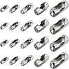 SUNNYCLUE 150Pcs 5 Styles 304 Stainless Steel Ball Chain Connectors STAS-SC0007-17-1