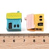 Resin House Miniature Ornaments RE-CBA17C4-02-3