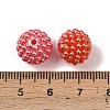 Imitation Pearl Acrylic Beads OACR-XCP0001-17B-3