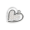 Alloy Rhinestone Pendants RB-CBA332B-07E-P-2