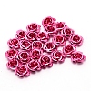 Aluminum Flower Beads FALUM-WH0001-01B-1
