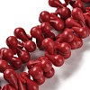 Synthetic Howlite Beads Strands TURQ-F018-07B-1