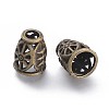 Tibetan Style Alloy Bead Cones PALLOY-F262-022AB-2