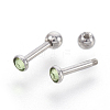 304 Stainless Steel Barbell Cartilage Earrings EJEW-L208-02A-M-3