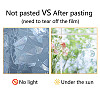 16 Sheets 4 Styles Waterproof PVC Colored Laser Stained Window Film Static Stickers DIY-WH0314-091-8