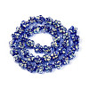 Handmade Foil Lampwork Beads Strands FOIL-T008-06D-1