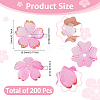 200Pcs Acrylic Beads Caps OACR-FH0001-059-2