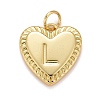 Rack Plating Real 18K Gold Plated Brass Pendants KK-E260-01G-L-1