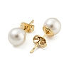 Brass Ear Studs EJEW-P2261-46G-03-2