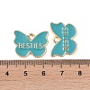 Alloy Enamel Pendants ENAM-R149-13C-G-3