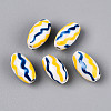 Handmade Porcelain Beads PORC-T134-15C-1