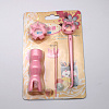 Pink Spool Knitting Loom for Jewelry/Beads/Lace Cord Knitter X-TOOL-R045-06-1