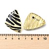 Alloy Enamel Stud Earrings EJEW-V010-01G-01-3