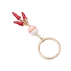 Porcelain & Alloy Enamel Keychain KEYC-JKC01156-07-4