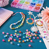  300Pcs 15 Colors Transparent Acrylic Beads MACR-TA0001-29-6