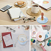 2Pcs 2 Styles Marble Pattern Porcelain Cup Coasters AJEW-CP0009-18B-4