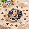 200Pcs 2-Hole Coconut Buttons COCO-GO0001-01-4