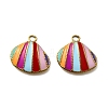 304 Stainless Steel Enamel Pendants STAS-Z163-21G-06-1