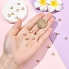 10Pcs 2 Styles Brass Micro Pave Clear Cubic Zirconia Charms KK-YW0004-36-3