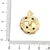 Brass Micro Pave Cubic Zirconia Locket Pendants KK-H203-13G-02-3