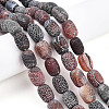 Natural Weathered Agate Beads Strands G-N344-42B-1