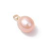 Natural Cultured Freshwater Pearl Rice Charms PALLOY-TA00254-4