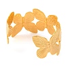 304 Stainless Steel Open Cuff Bangles for Women LS-BJEW-G711-01K-G-3