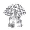 Alloy Rhinestone Brooch for Backpack Clothes PW-WG1D0EE-02-1