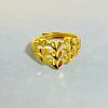 Brass Adjustable Finger Rings FS-WGF67D5-02-2