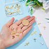 SUPERFINDINGS 36Pcs 6 Style Long-Lasting Plated Brass Charms KK-FH0005-19-3