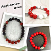 Opaque Acrylic Beads MACR-SP0001-85B-5